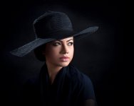 761 - LADY WITH BLACK HAT - BHATTACHARYYA KALYAN - india